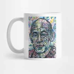 SHUNRYU SUZUKI watercolor and ink portrait Mug